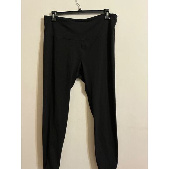 Old Navy Elevate Maternity Leggings Women XXL Black Go Dry Cropped Yoga Active - Picture 1 of 8